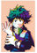 Anime-Poster My Hero Academia Izuku Midoriya 6, Leinwandbild, Wandkunst, Deko, Gemälde für Wohnzimmer, Schlafzimmer, Dekoration, 30 x 45 cm, ohne Rahmen