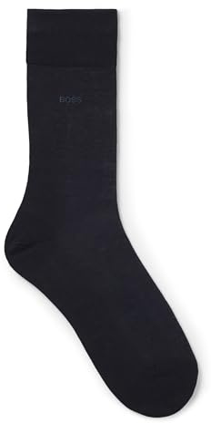 BOSS Herren George RS Uni MC Mittelhohe Logo-Socken aus ägyptischer Baumwolle mit merzerisiertem Finish