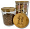 Personalised Name Sausage Dog Pet Treat Glass Jar