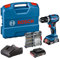 Bosch Professional 18V System Cordless Impact Drill Driver GSB 18V-45 (incl. 2X GBA 2.0Ah Batteries, Charger GAL 18V-20, L-BOXX)
