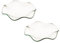 DOITOOL Plat Transparent 2 Pièces -Huile en Verre Plat De Remplacement -Cire Bol Plaque 8. 5Cm Fondeur De Cire Plat De Remplacement pour Lampe Lampes Électriques -Huile Plat en Verre