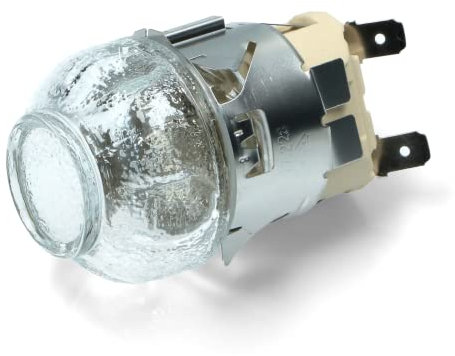 G GRIMALDI Gruppo lampada per AEG Electrolux Juno Zanker Zanussi 808769002/3 8087690023, lampada superiore per forno G9, 40 W, 230 V, portalampada in vetro, copertura in vetro per forno e fornelli