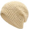 ZLYC Damen-Beanie, Beige, Einheitsgröße