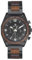 GREENTREEN Herren Holzuhr Wasserdicht Chronographe: Armbanduhr aus Holz - Analoge Uhr mit Datum für Alltag Wandern Joggen - Quarzuhr für Ehemann Vater Sohn
