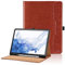 Funda para Samsung Galaxy Tab S8 2022/Samsung Galaxy Tab S7 2020 11'' PU Leather Ángulos Ajustables Tablet Case Incorporado para S Pen con Bolsillo y Reposo/Activación - Marrón