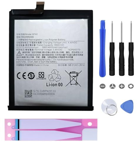Batterie Compatible pour Xiaomi (avec Kit Outils + Adhésif, Mi 9T Pro)