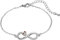 KunBead Best Friend Friendship Infinity Rose Gold Heart Stainless Steel Birthday Bracelets for Women