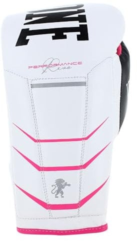 LEONE 1947, Guanti Boxe Revo Fluo 14 OZ, Bianco