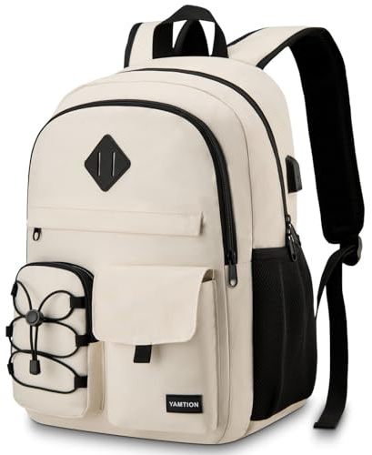YAMTION Rucksack Laptop Damen,Schulrucksack Frauen für Schule Uni,Schultasche Mädchen Teenager Schulranzen für Reise Studium Business