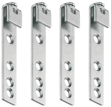 cyclingcolors 4x soportes para estantes 14 x 70mm colgar muebles acero colgador de armario barra perchas ganchos