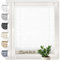 Sonello Plissee Crush Klemmfix ohne Bohren 40cm x 100cm Weiß Faltrollo Plisseerollo Jalousie für Tür & Fenster Blickdicht Sichtschutz Sonnenschutz Fertifplissee Rollo