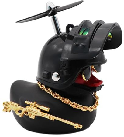 Süße Ente fürs Auto | Ente Spielzeugauto Ornament | Enten-Fahrradklingel, Fahrraddekoration, Auto-Ornament, Auto-Innendekoration mit Propellerhelmen für das Armaturenbrett des Autos