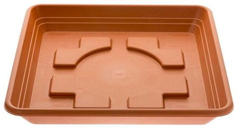 2friends Sottovaso 35 x 35 cm per vasi grandi esterni, in terracotta extra resistente, per vasi di fiori, grandi esterni, in plastica protetta dai raggi UV, prodotto in Germania, giardino e terrazza