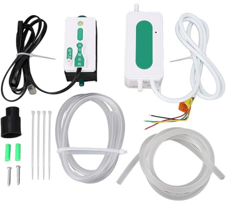 Pompe à condensats CVC, pompe d'évacuation automatique silencieuse des condensats avec interrupteur de sécurité et tube, réservoir d'eau de 70 ml 110-230 V, mini pompe de drainage