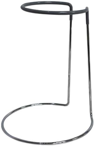 Support de séchage pour carafe à vin, support stable en métal avec revêtement en caoutchouc, support sécurisé pour carafe à vin, support pour économie d'espace pour la maison, la cuisine, les réunions