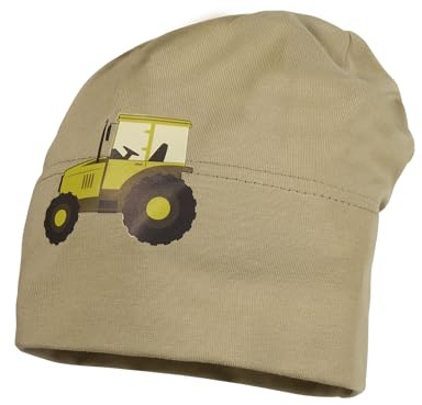 maximo MINI-Beanie Middle Jersey Uni, Bügelmotiv, UV 50