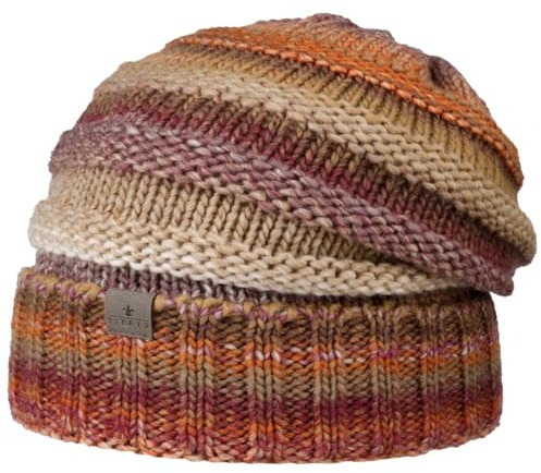 LIERYS Bernardo Oversize Umschlagmütze Winter-Beanie Fleece Schurwollgemisch Unisex Made in Germany Herbst Winter