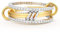 Dochais Gold Silber Ring Damen 18k Vergoldete Wasserfest Goldene Ringe Set Stapelbar Verlobungsring Eheringe Statement Daumenring Fingerring Hypoallergene für Frauen Herren Schmuck Größe 52-65