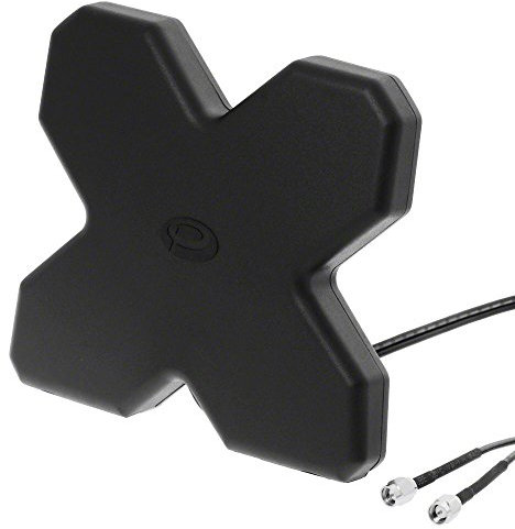 Panorama DMM-7-27-2SP portable MiMo LTE-Antenne 2 x SMA Stecker + 2m Kabel für Huawei Speedport Hybrid