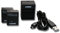 vhbw Kit de Chargement Compatible avec GoPro Hero 3 Black Edition, CHDHN-301, CHDHX-301 Action-cam - 2X Batteries + Chargeur Double