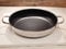 Silit Brat.u.Servierpf.28cm Diamant/Toskana, 3-4 Liter, Antihaft, Keramik, Topf, mit Deckel, Silber, Schwarz, Diamantmuster