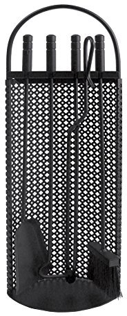 Imex El Zorro 10010 Kaminset, Antikoptik, 68 x 23 x 14 cm, Schwarz