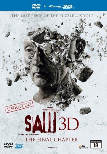 Saw 3D (Blu-ray 3D + DVD) import - Kevin Greutert with Tobin Bell and Cary Elwes .