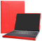 Alapmk Diseñado Especialmente La Funda Protectora de Cuero de PU para 13.9 Huawei Matebook X Pro/MateBook X Pro 2019 Ordenador portátil (No Compatible con :Matebook X/Matebook D),Rojo