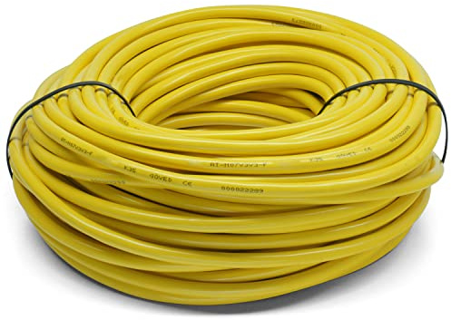 PVC-Baustellenleitung 400V/16A K35 AT-N07V3V3-F 5x2,5 mm² kältebeständig gelb 50m