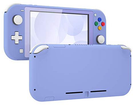 eXtremeRate Light Violet DIY Replacement Shell for Nintendo Switch Lite, NSL Handheld Controller Housing with Screen Protector, Custom Case Cover for Nintendo Switch Lite [Console NOT Included]