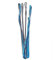 AMEYXGS Bogenschießen 60-70 Zoll Bogensehne Handgefertigte Ersatz-Bogensehne für traditionelles Recurve-Bogen-Langbogen-Zubehör (blau und schwarz, 70 Zoll)