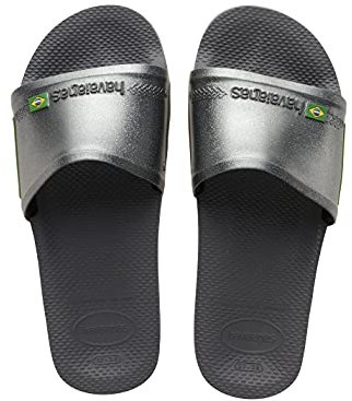 Havaianas slide brasil new graphite 33/34