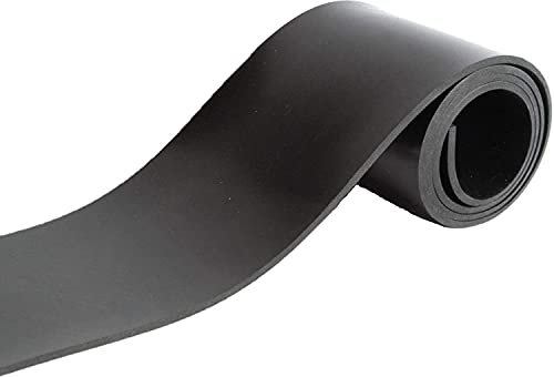 AIMIMI Feuille De Caoutchouc Caoutchouc Nitrile Solide Tampon Carré À Bande Plate Joints Souples Résistant À La Pression Résistant À l'usure Longueur 1 M, Largeur 50 mm, Épaisseur,3mm