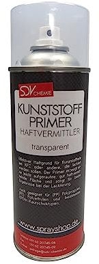 SDV Chemie Kunststoffprimer transparent 1x 400ml Plastik Kunststoff Haftgrund Haftvermittler Grundierung