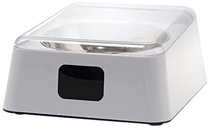 GEQIAN Gamelle à eau pour chien et chat - 5G - Induction - Ouverture automatique - Anti-humidité - Anti-cafards - Gamelles intelligentes pour chiens et chats