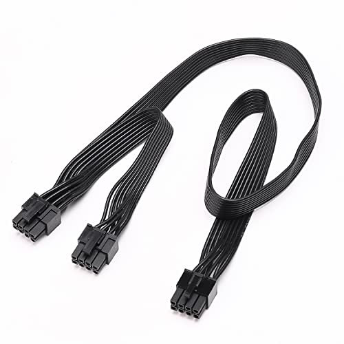 YieJoya Cavo PCIE per Corsair, connettore PSU a 8 pin a doppio connettore PCIe a 8 pin (6+2) Cavo di alimentazione per alimentatore modulare Corsair serie RM/HX/CX-M