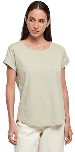 Build your Brand Ladies Long Slub Tee, kurzarmiges Frauen T-Shirt aus Baumwolle in vielen Farben erhältlich, Größen XS-5XL