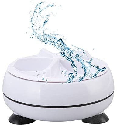 Tragbare Waschmaschine, Mini-Ultraschall-Low-Noise-USB-betriebene Turbo-Waschmaschine, geeignet für Unterwäsche, Socken, Campingausflüge, Schlafsäle, Wohnmobile