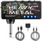 Donner Guitar Headphone Amplifier Heavy Metal USB Rechargeable Mini Pocket Headphone Amplifier for Electric Guitar