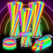 JIJI&CUI Glow Sticks 300pcs [8-Hour Ultra Bright] | Eco-Friendly & Non-Toxic Party Supplies for Kids, Festivals, Concerts,Halloween, Sports Events | 300+ Connectors with Boxed Set (CE Certified)