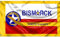Bismarck-Flagge, Nord-Dakota USA | einzigartiger Designdruck | hergestellt in der EU (90 x 150 cm)