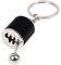 SHENLONG 1pcs Car Shifter Keyring,Creative Auto Gear Shifter Model Keychain,Car Shift Shaped Metal Alloy Key Rings,Man Keychain Gift Car Accessories Pendant(black)
