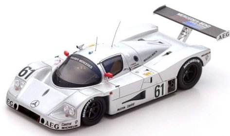 Spark Sauber C9 Mercedes Benz 1:18 1989 Mauro Baldi/Kenny Acheson/Gianfranco Brancatelli Team Sauber Mercedes 18S840 24H Le Mans
