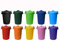 1 x 50L Litre large Heavy Duty Colour Plastic Bin Garden Dustbin Refusal Waste bin Storage unit with Clip locking lid For Recycle Home Kitchen Indoor Outdoor Rubbish Waste Animal Feed (Any Colour)