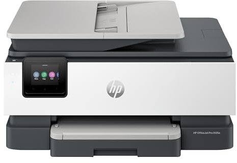 HP OfficeJet Pro 8125e Wireless All-in-One Color Inkjet Printer, Print, scan, Copy, ADF, Duplex Printing Best-for-Home Office, 3 Month Instant Ink Trial Included, AI-Enabled (405T6A)
