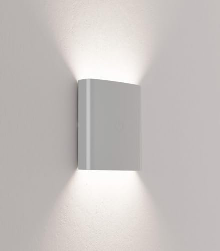 Northpoint LED Batterie Wandleuchte indierekte Beleuchtung batteriebetrieben für Innen und Außen mit Touch Taste weiß