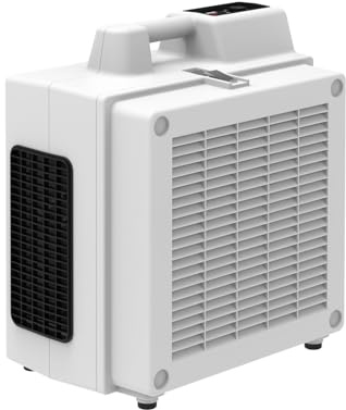 XPOWER HEPA Air Purifier & Scrubber for Home Commercial & Industrial Use 4-Stage Carbon Filter for Odor Elimination Dust Allergy Negative Air (X-3780)