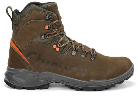 CHIRUCA - Stivali con lacci goretex, impermeabili, mezza canna, trekking, caccia, campo, per: uomo, Kaki, 41 EU