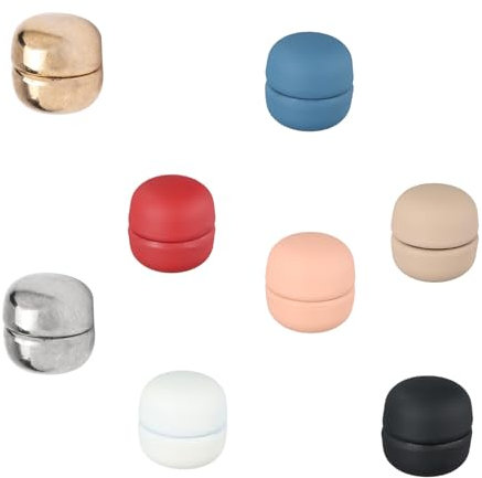 Amexo 8 Paar Hijab Magnetische Pins, Stark Hijab Magnete Bunt Magnetischer Schalverschluss Runden Hijab Magnetische für Frauen Kleidung Schals