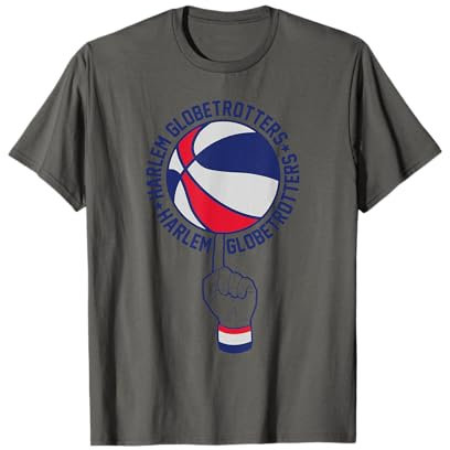 Harlem Globetrotters Basketball-Spin-Logo-Splash im Vintage-Stil T-Shirt